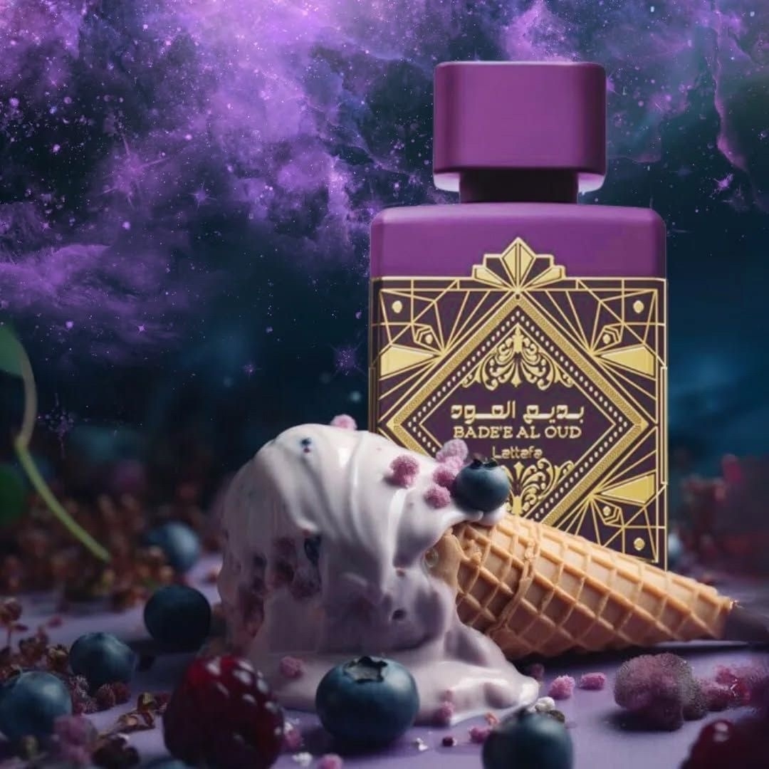 Атмосфера аромата Lattafa Bade'e Al Oud Amethyst